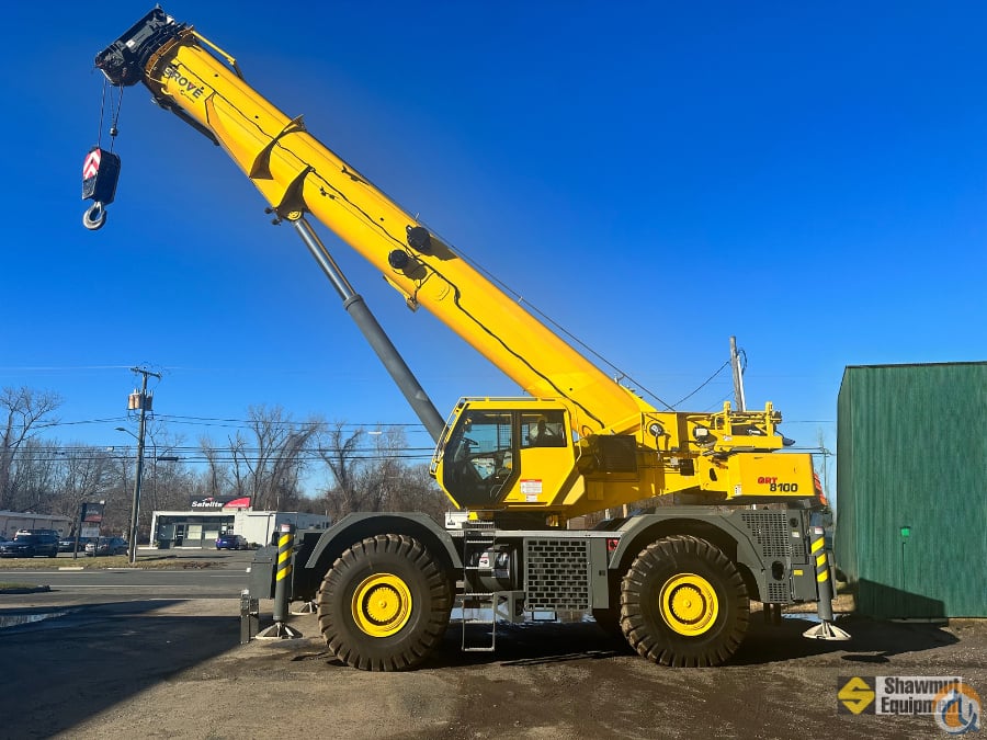 Grove GRT8100 Rough Terrain Cranes Very Good Shawmut Equipment Company