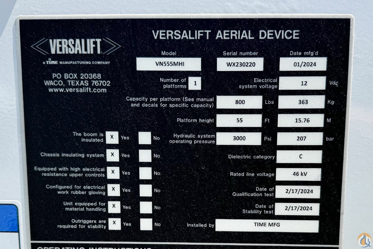 Versalift VN-555-MHI