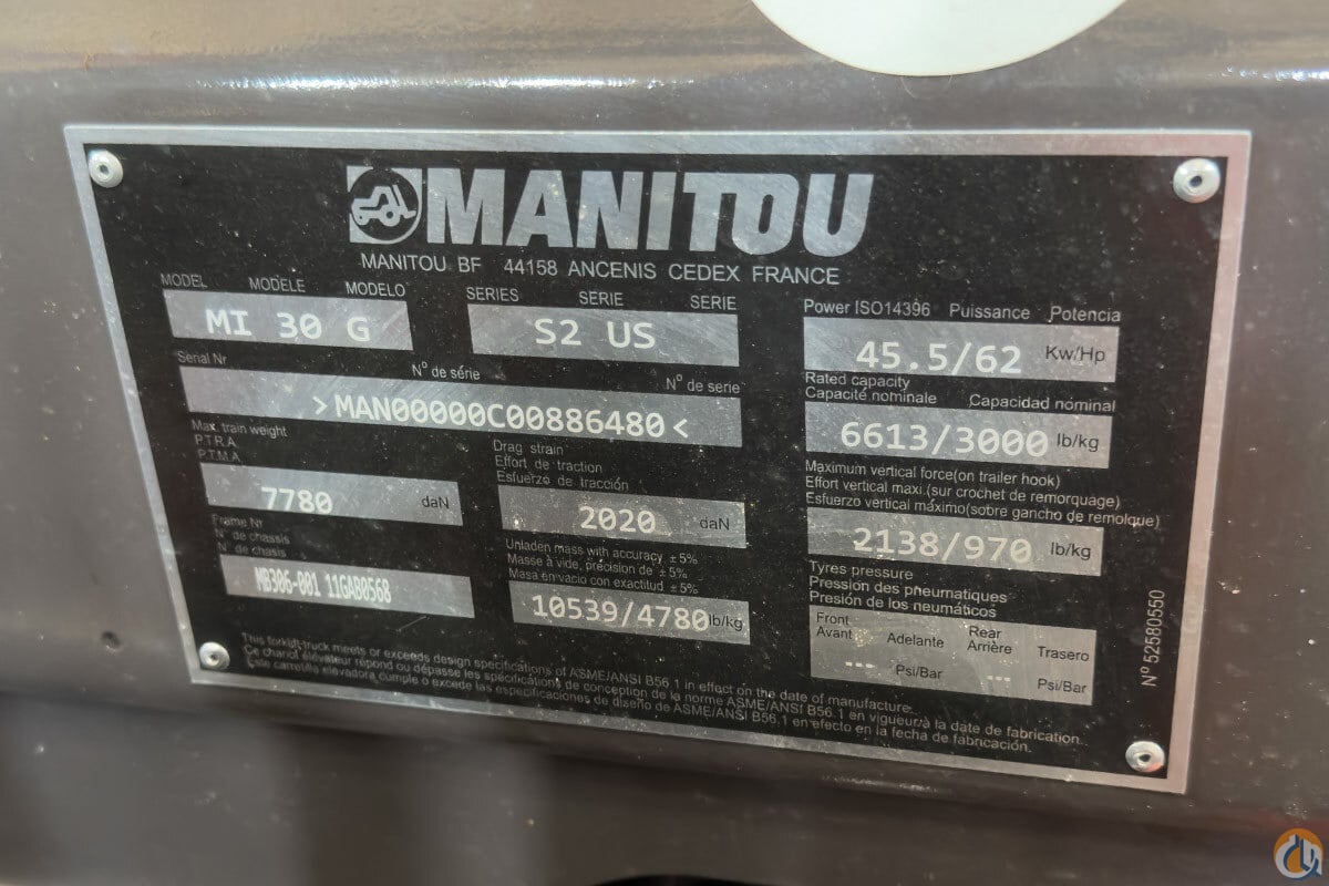 Manitou MI 30G