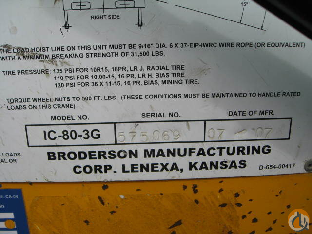 Broderson IC-80-3G