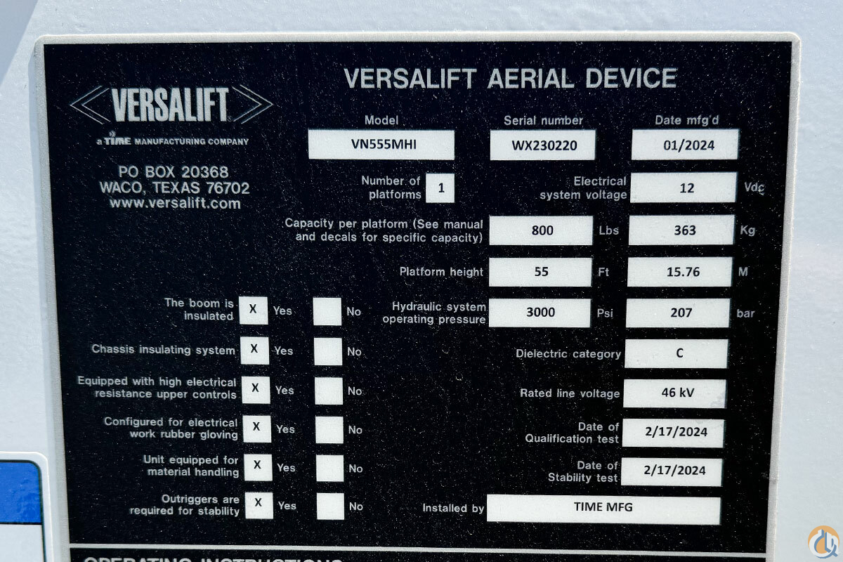 Versalift VN-555-MHI