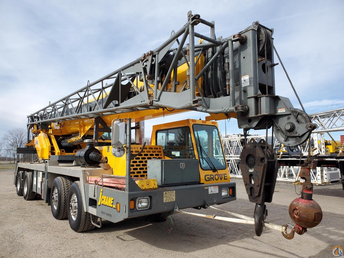 Grove Tms E Truck Mounted Telescopic Boom Cranes Good Jcrane Inc Crane Network The