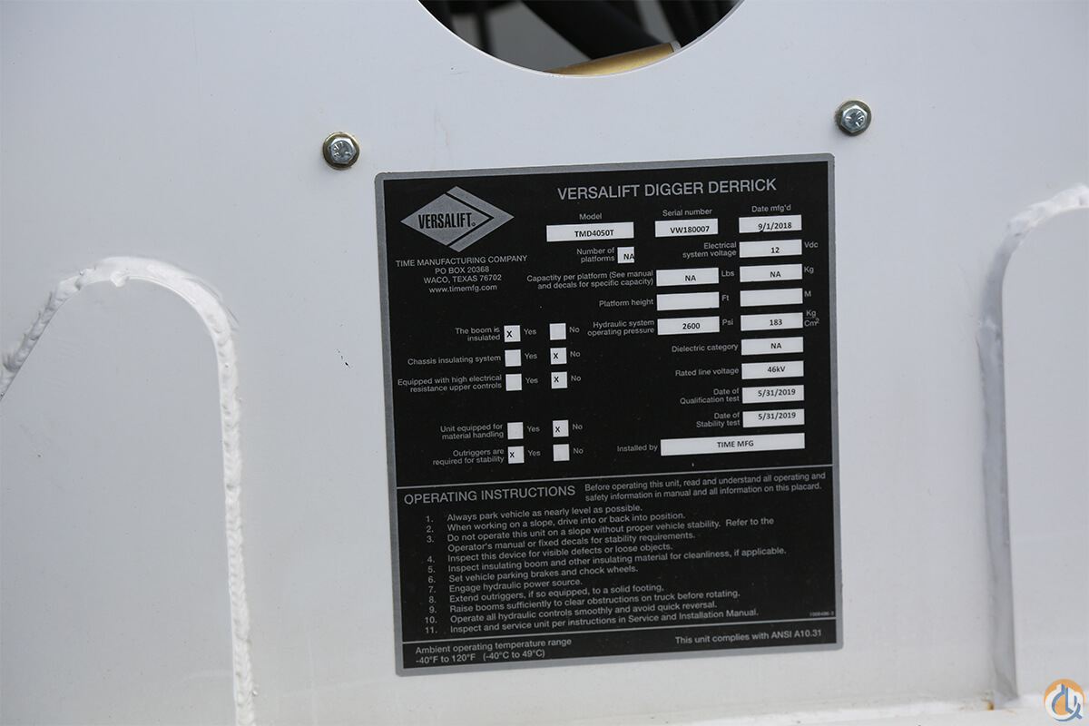 Versalift TMD-4050-T