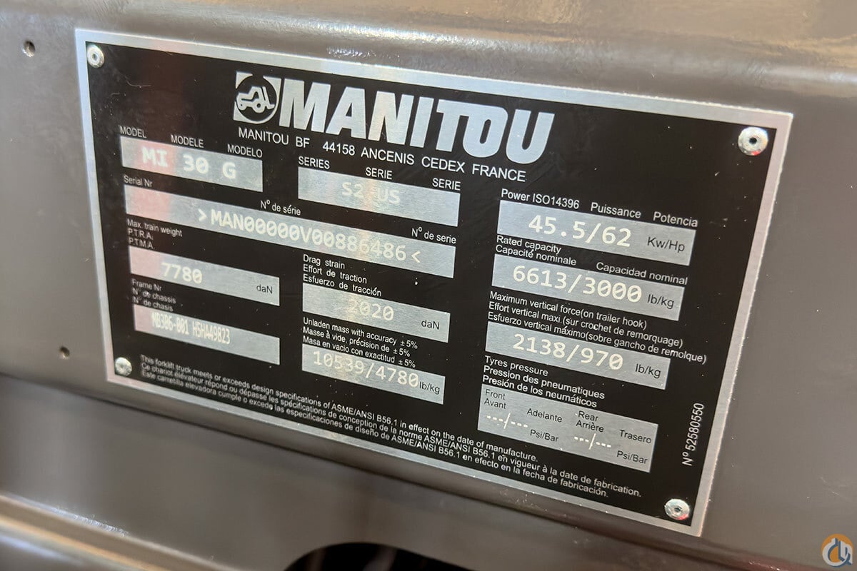 Manitou MI 30G