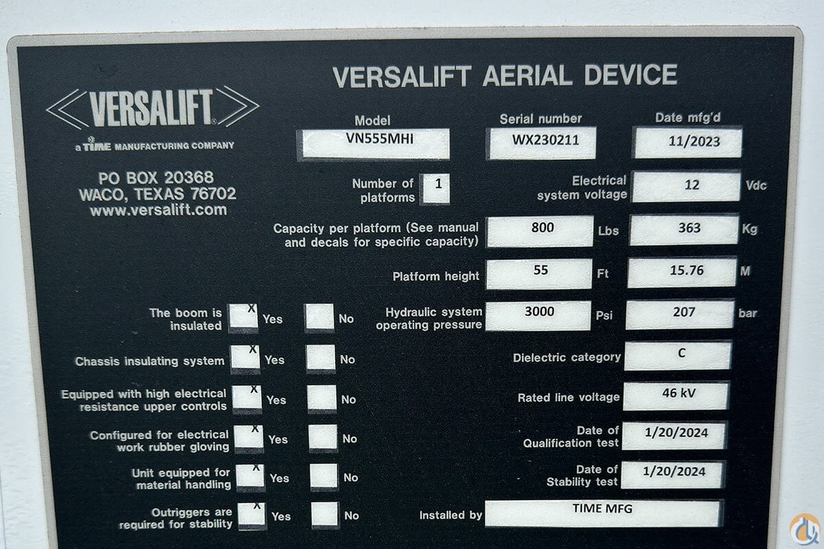 Versalift VN-555-MHI