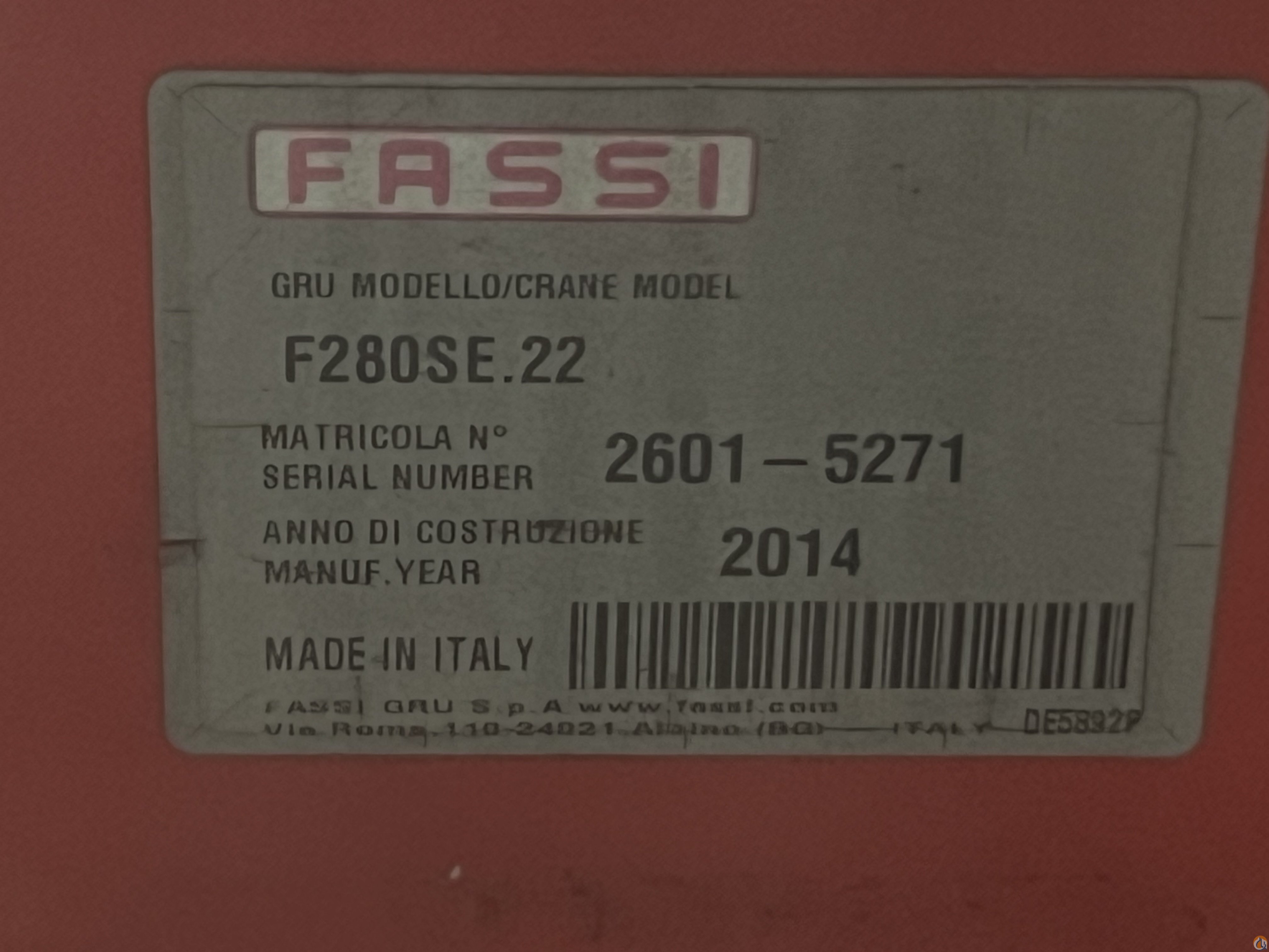 Fassi F280SE.22