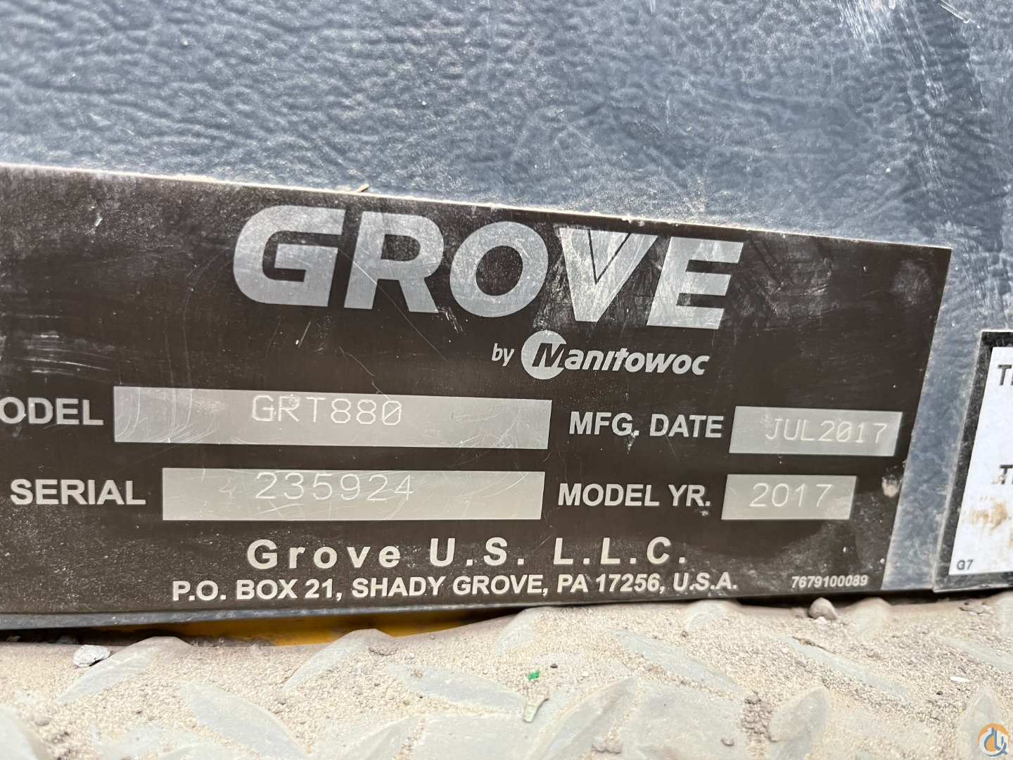 Grove GRT880