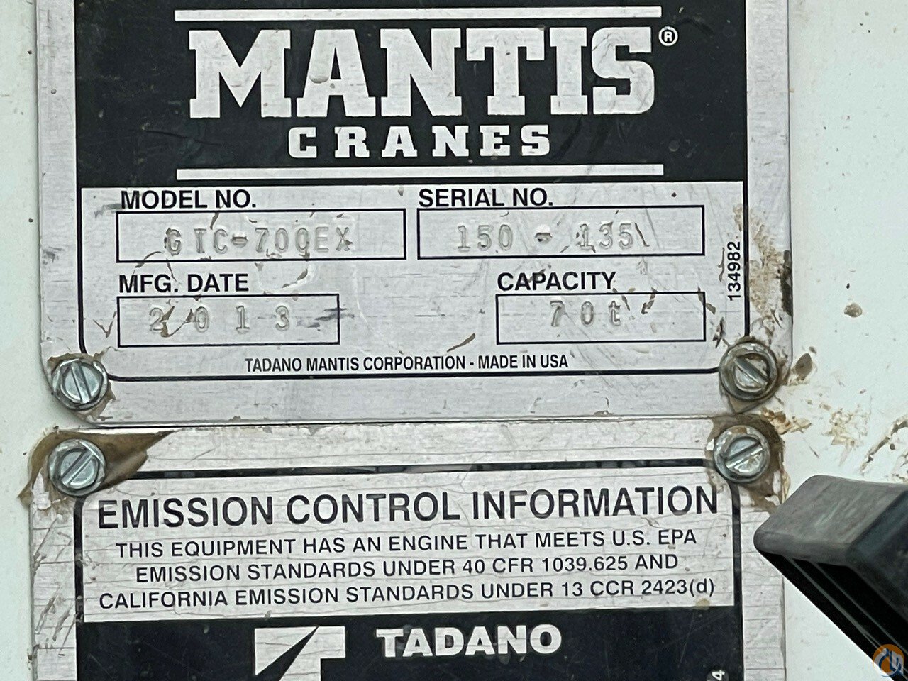 Tadano Mantis GTC-700EX