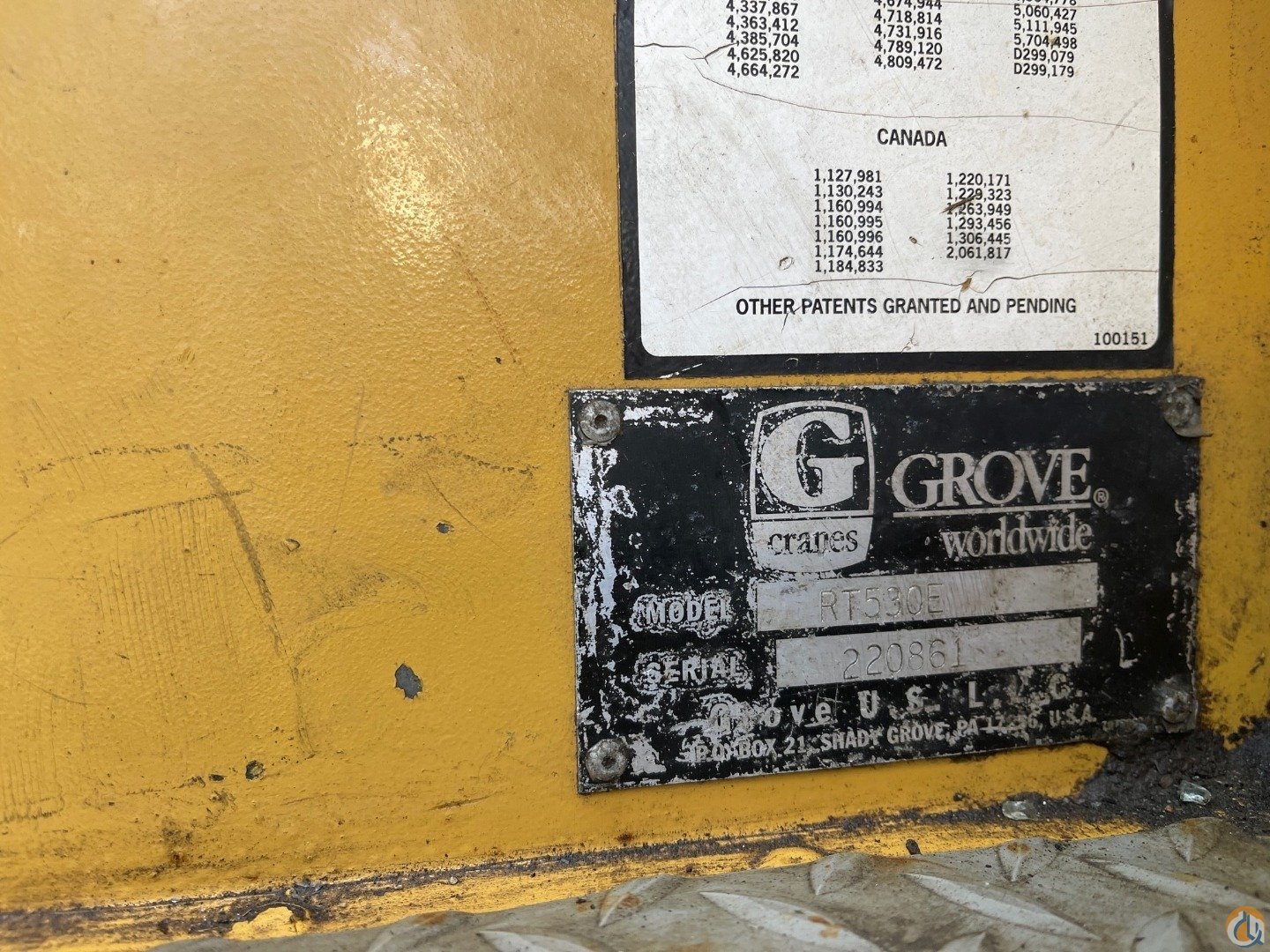 Grove RT530E