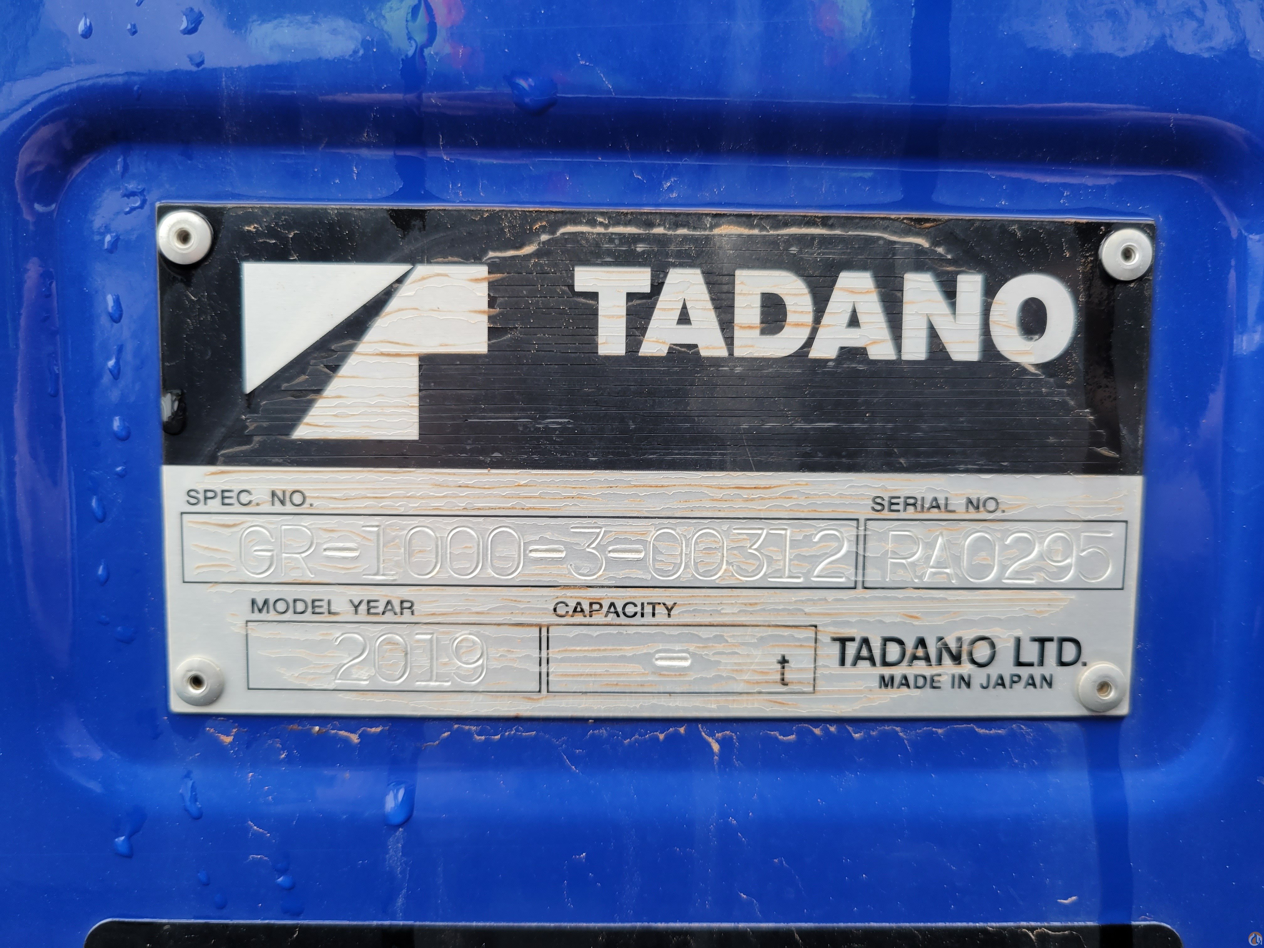 Tadano GR-1000XL-3